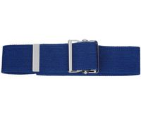 Prestige Medical Cotton Gait Belt with Metal Buckle, Royal