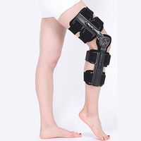 MYJZY Hinged Knee Brace for Meniscus Tear,Adjustable Leg Stabilizer Immobilizer,Post Op Medical Recovery Immobilization Splint,Men Women General Size