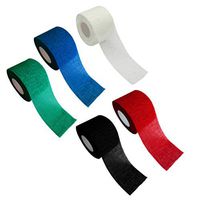 LIOOBO 5Pcs Colorful Self-Adherent Cohesive Bandage Tape Strong Sports Tape for Finger