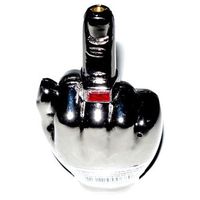 Middle Finger Refillable Butane Torch Lighter with Sound