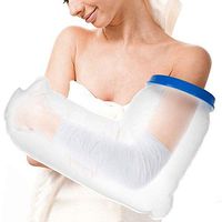 Cast Cover for Showering Reusable Waterproof Bandage Protector Clear Bathing Cover for Injured Hand,Arm,Wrist
