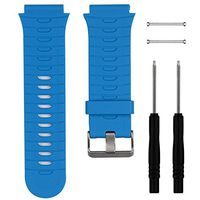 QGHXO Band for Garmin Forerunner 920XT, Soft Silicone Replacement Watch Band Strap for Garmin Forerunner 920XT GPS Watch, Fits 5.9 inches-8.26 inches Wrist