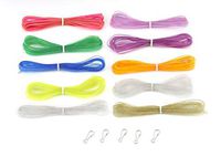 Hygloss 38105 Lanyard Hank, 1" Height, 4.5" Width, 7" Length, Translucent (Pack of 10)