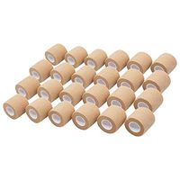 FriCARE Nonwoven Bandages, Self Adherent Cohesive Vet Wrap, Elastic Flexible Medical Supplies for Wrist 2 Inch Wide (Skin Color, 24 Pack)