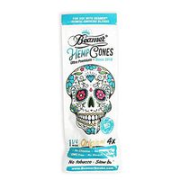4 Total Beamer Vegan Hemp Cones (1 Pack of 4) - 1 1/4 Size + Beamer Smoke Sticker