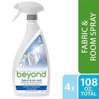 Beyond Fabric Refresher & Room Spray, Oxi-Powered Odor Eliminator, Safer Choice Approved. Case of 4 (Extra Strength)