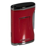 Xikar Xidris Single Jet Flame Lighter, High-Performance, Direct Inject Flame Technology, Daytona Red