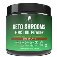 Bean Envy Keto Shrooms – Mushroom Extract Root Powder + MCT Oil Powder + Ashwagandha – Perfect for Keto, Immunity Boost, Weight Loss and Stress Management - Chocolate