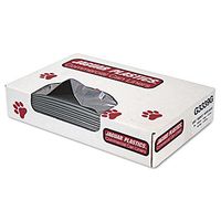 Jaguar Plastics G3339G Low-Density Commercial Can Liners, 33gal, 1.3mil, Gray, 100/Carton