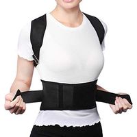 Magnetic Therapy Posture Support Back Brace -FDA Approved Medical Grade Adjustable Posture Corrector Brace Shoulder Back Support Belt- Relieves Neck, Back and Spine Pain