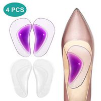 Arch Support Insoles Cushions for Flat Feet, Gel Orthopedic Orthotic Insoles Cushion Relieves Pain and Reduces Pressure for Men and Women Suit for Shoes, Sandals, Flip Flops, Boots, High Heels
