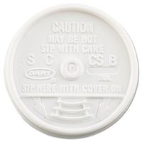 White, Sip Thru Lid - 1000 Per Case.