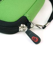 - Green Color JJAK1 High Quality Soft Mini Neoprene Sleeve with Front Pocket for Compact Sony Cybershot HX9V	 DSC-HX9V DSCHX9V 16.2 MP Digital Camera (+ 1pc Name TAG) -- Best Seller on Amazon!