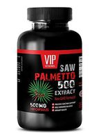 Natural Prostate Support Pills - Saw Palmetto 500 Extract - Saw Palmetto for Women - 1 Bottle 100 Capsules