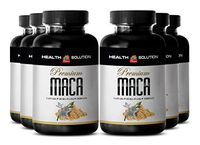 Maca Horny Goat Weed - Premium MACA 1300MG - Improve Male Sexual Function (6 Bottles)