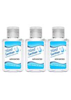 Advanced Hand Sanitizer Soothing Gel Portable Mini Cleaning Hand Soap Alcohol Free&No Wash Hand Cleaner Gel No-Rinse Hand Wash Disinfecting Gel 1-3PCS (Blue_3, One Size)