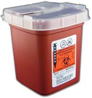Kendall Sharps Container 1 Pint Red - Model 8901sa by Covidien-Kendall
