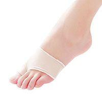 Happy Hours - 1 Pair Unisex Hallux Valgu Bunion Socks/Toe Protection Silicone Pad Splint Corrector/Two Toes Adjuster Straightener Shoe-pad for Sports Foot Pain(Size S)