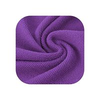 Cleaning Cloth Microfiber Towel Cleaning Cloth 20 20Cm Quick Dry Towel Absorbent Scouring Pad Car Auto Wash Clean Tool,Purple,2Pcs
