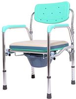 JN Rehabilitation wheelchair Foldable Bedside Commode, Portable 3 in 1 Toilet Chair Stool with Lid, Toilet Safety Frame, Height Adjustable Shower Chair, for Adults, Handicap, Elderly, Pregnant woman O