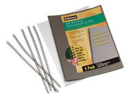 Fellowes 6mm Gray Report Kit (5 Sets)