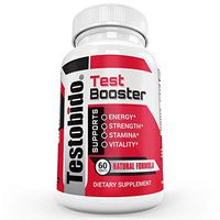 Testobido Testosterone Booster Supplement | Natural Test Booster for Men to Build Muscle | Supports Energy, Vitality, Stamina & Drive | Tongkat Ali, Tribulus, Maca, L-Arginine 60 Caplets