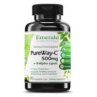 Emerald Labs PureWay C 500mg + R-Alpha Lipoic Acid - Supports Healthy Immune System Response and Optimal Liver Function Support - 90 Vegetable Capsules