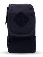 Vape Case for Travel – Secure, Organized, Premium Vape Bag – Fits Any Mechanical Box Mods, e-Juice, Battery, Tank Holder & Accessories - Wick and Wire (Primo Black/Suede)