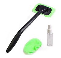 Microfiber Windshield Clean Car Auto Wiper Cleaner Glass Window Tool Brush Kit
