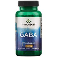 Swanson Amino Acid GABA 500 Milligrams 100 Capsules