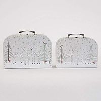 Luck Sass & Belle Set of 2 Winter Forrest Folk Deer