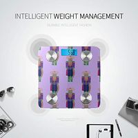 Bluetooth Scale Digital Weight Cartoon Cute Interesting Animal Mouse Weight Scale Body Fat Body Fat Composition Monitor Analyzer with Smartphone App for Body Management-396 Lbs