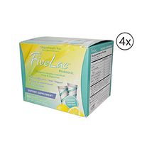 Global Health Trax FiveLac Probiotic Lemon Flavor Dietary Supplement (3.18 oz) 4 Pack