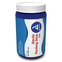 Dynarex Packing Strip Plain, Sterile 1/2" x 5 Yd - 12/Cs