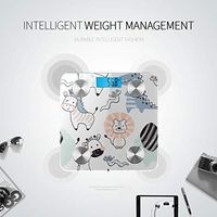 Cartoon Cute Giraffe Electronic Scales Body Weight Scale Weighing Scale Tracks 8 Key Compositions Analyzer Sync with Fitness Apps 400 Lbs