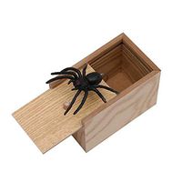 Artyea Handcrafted Surprise Box with Spider,Practical Surprise Joke Boxes,Spider Prank Scare Box
