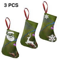 Christmas Stockings Pinky Blue Flower Rest Dragonfly Animals Great Xmas Socks for Personalized Family Holiday