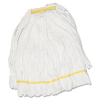 Boardwalk 8002 Mop Head, Looped, Enviro Clean with Tailband, Medium, White (Case of 12)