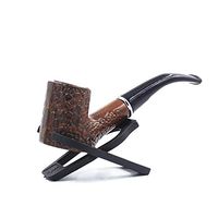 IRIVNG Resin Pipe Straight Straight Curved Bottom Handle Filter Imitation Wood Wok Pipe