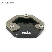 Frames & Fittings for KTM 690 Duke R 690duke 2013-2017 2014 2015 2016 Motorcycle CNC Side Kickstand Stand Extension Support Plate with Logo Black