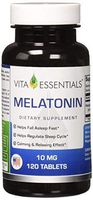 Vita Essentials Melatonin 10 Mg Tablets, 120 Count
