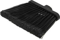 Carlisle 3686703 Duo-Sweep Duo-Sweep Flagged Angle Broom Head Only, 12", Black
