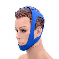 Anti Snoring Chin Strap for Men and Women, Triangle Snore Reducing Aids, Ajustable Stop Snoring Solution with Nose Vents Anti Snoring Devices,Blue