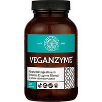 Global Healing Center Veganzyme, Advanced Natural Vegan Digestive & Systemic Enzyme for Healthy Digestion, Immune System, and Functional Balance (120 Capsules)
