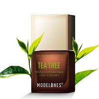 Modelones Tea Tree Essential Oils USDA Organic Aromatherapy Essential Oil 100% Pure Therapeutic Grade for Diffuser,Massage - 10 ml