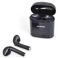 Sylvania Seb602 in-Ear Bluetooth True Wire-Free Earbuds Microphone & Charging Case
