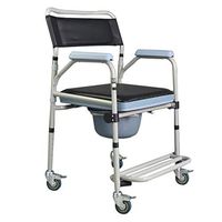 HAMIMI Toilet Chair Home Elderly Multifunctional Pregnant Women Patient Toilet Wheelchair Mobility Wheelchai
