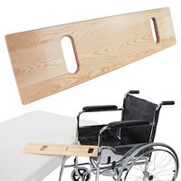 Vive Transfer Board - Patient Slide Assist Device for Transferring Patient from Wheelchair to Bed, Bathtub, Toilet, Car - Bariatric Heavy Duty Wooden Sliding Transport Platform (30" x 7.5")