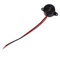 Alarm Buzzer, 3-24V Electronic Alarm Sound Buzzer or Piezo Electronic Tone Buzzer Alarm, Wired Connector Active Electronic Buzzer 100mm
