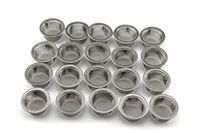 DeYue Crystal Pipe Screens, 20pcs 0.5Inch Diameter Premium Stainless Steel Mental Screen Filters for Crystal Pipe Use (20)